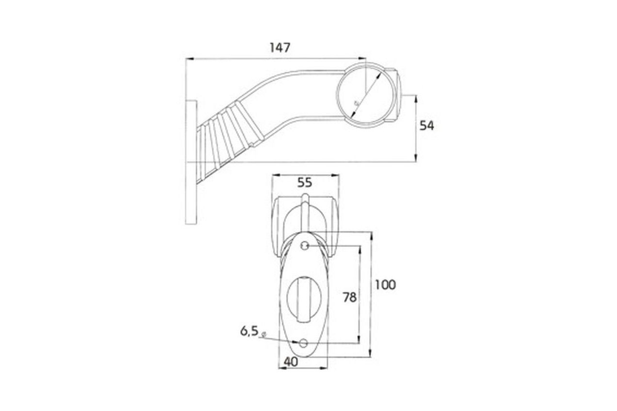 Variant LED slingrelygte komplet venstre